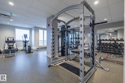805 12141 Jasper Avenue, Edmonton, AB - Indoor Photo Showing Gym Room