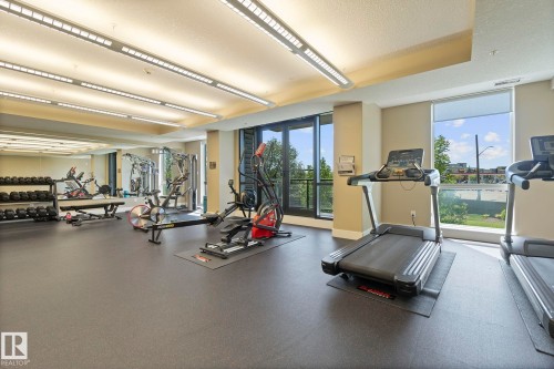 213 11080 Ellerslie Road, Edmonton, AB - Indoor Photo Showing Gym Room