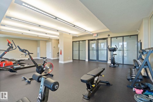 213 11080 Ellerslie Road, Edmonton, AB - Indoor Photo Showing Gym Room