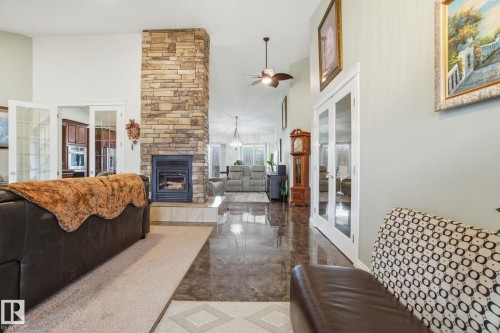 2012 Parkland Drive, Rural Parkland County, AB - Indoor With Fireplace