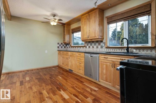 9124 167 Street, Edmonton, AB - Indoor Photo Showing Kitchen With Double Sink