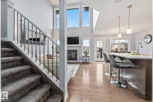 17504 13 Avenue, Edmonton, AB - Indoor With Fireplace