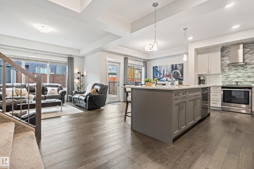2140 Koshal Way, Edmonton, AB - Indoor Photo Showing Kitchen With Upgraded Kitchen