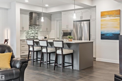 2140 Koshal Way, Edmonton, AB - Indoor Photo Showing Kitchen With Upgraded Kitchen