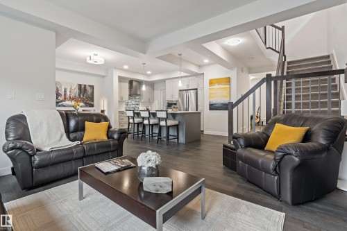2140 Koshal Way, Edmonton, AB - Indoor Photo Showing Living Room