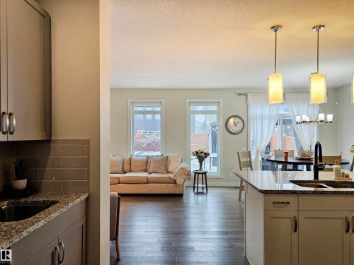 122 Joyal Way, St. Albert, AB - Indoor Photo Showing Kitchen With Double Sink