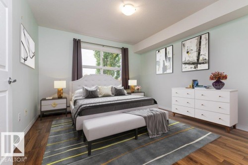 208 8802 Southfort Drive, Fort Saskatchewan, AB - Indoor Photo Showing Bedroom