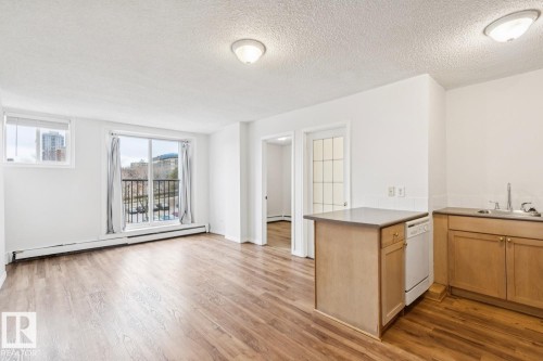 402 9730 106 Street, Edmonton, AB - Indoor Photo Showing Kitchen