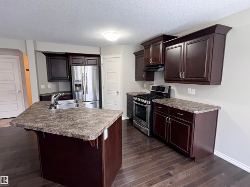 1117 59A Street, Edmonton, AB - Indoor Photo Showing Kitchen With Double Sink