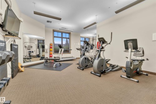105 160 Magrath Road Nw, Edmonton, AB - Indoor Photo Showing Gym Room