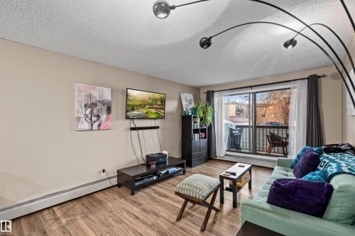 202 11040 82 Street, Edmonton, AB - Indoor Photo Showing Living Room
