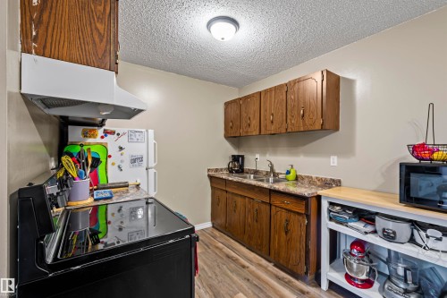202 11040 82 Street, Edmonton, AB - Indoor Photo Showing Kitchen With Double Sink