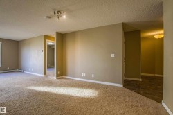 Carpeted spare room with a textured ceiling - 