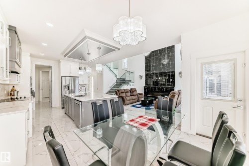 5518 30 Avenue, Beaumont, AB - Indoor Photo Showing Dining Room