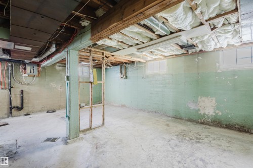10827 111 Street, Edmonton, AB - Indoor Photo Showing Basement