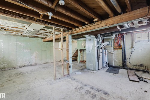 10827 111 Street, Edmonton, AB - Indoor Photo Showing Basement