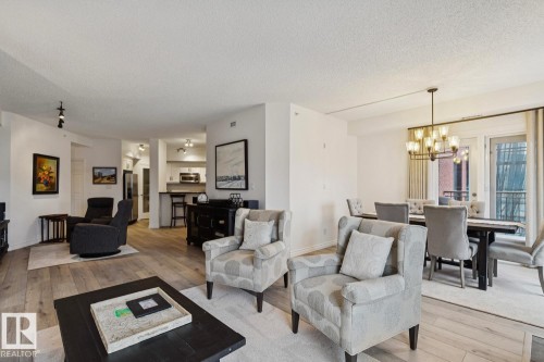 507 10108 125 Street, Edmonton, AB - Indoor Photo Showing Living Room