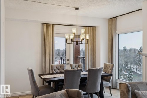 507 10108 125 Street, Edmonton, AB - Indoor Photo Showing Dining Room