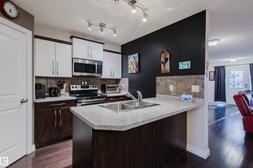 1517 Rutherford Road, Edmonton, AB - Indoor Photo Showing Kitchen With Double Sink