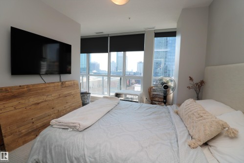 801 10238 103 Street, Edmonton, AB - Indoor Photo Showing Bedroom