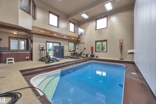 148 Windermere Crescent, Edmonton, AB - Indoor Photo Showing Other Room With In Ground Pool