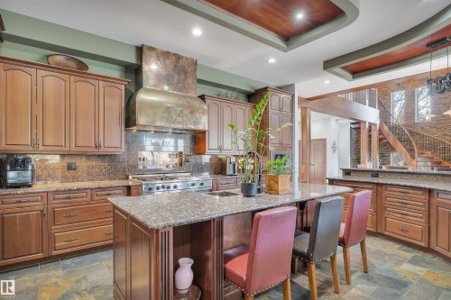 148 Windermere Crescent, Edmonton, AB - Indoor Photo Showing Kitchen With Upgraded Kitchen