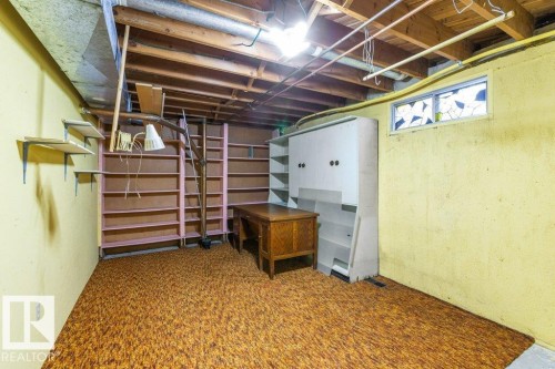 13708 Buena Vista Road, Edmonton, AB - Indoor Photo Showing Basement