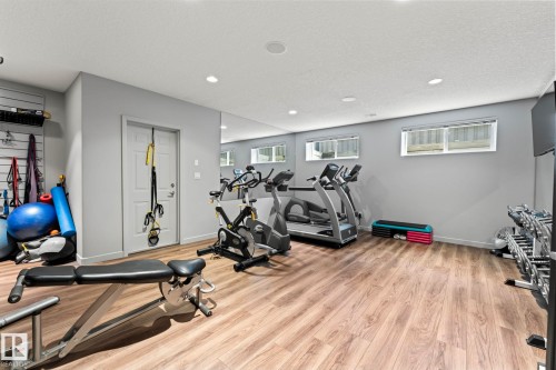473 Heffernan Drive, Edmonton, AB - Indoor Photo Showing Gym Room