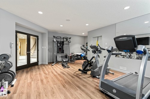 473 Heffernan Drive, Edmonton, AB - Indoor Photo Showing Gym Room