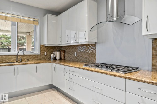 473 Heffernan Drive, Edmonton, AB - Indoor Photo Showing Kitchen With Upgraded Kitchen