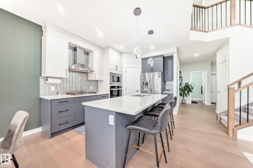 3621 41 Avenue, Beaumont, AB - Indoor Photo Showing Kitchen With Upgraded Kitchen