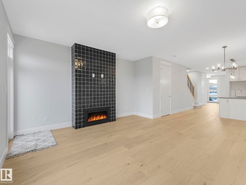 9311 152 Street, Edmonton, AB - Indoor With Fireplace