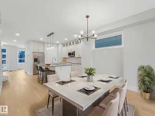 9311 152 Street, Edmonton, AB - Indoor Photo Showing Dining Room