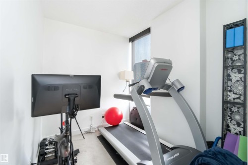 504 10028 119 Street, Edmonton, AB - Indoor Photo Showing Gym Room