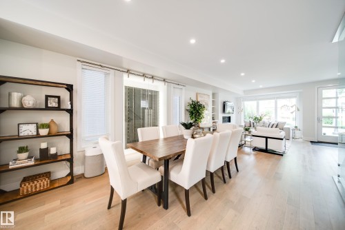 14005 105 Avenue, Edmonton, AB - Indoor Photo Showing Dining Room