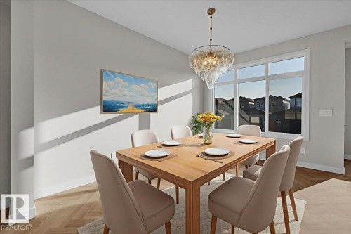 2127 Crossbill Lane, Edmonton, AB - Indoor Photo Showing Dining Room