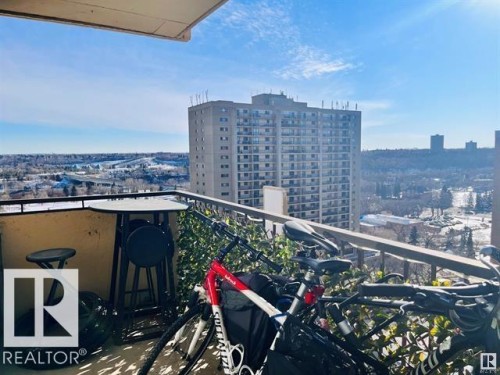 207 9903 104 Street, Edmonton, AB - Outdoor With Balcony With View