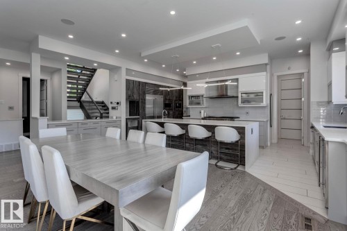 14643 92A Avenue, Edmonton, AB - Indoor Photo Showing Dining Room