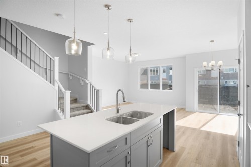 1932 210 Street, Edmonton, AB - Indoor Photo Showing Kitchen With Double Sink With Upgraded Kitchen