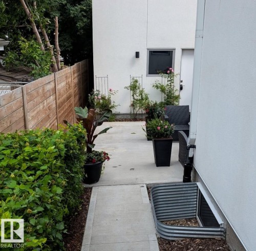 View of patio - 14812 98 Avenue, Edmonton, AB - Outdoor With Exterior