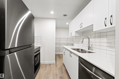 2009 209A Street, Edmonton, AB - Indoor Photo Showing Kitchen With Double Sink With Upgraded Kitchen