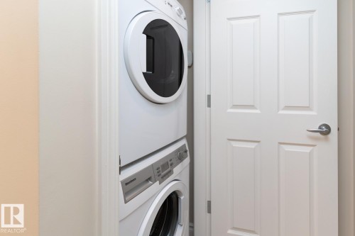 408 9020 Jasper Avenue, Edmonton, AB - Indoor Photo Showing Laundry Room