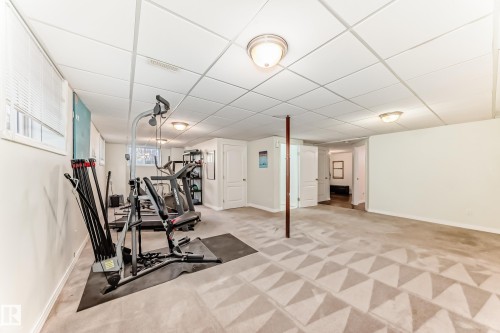 1619 Welbourn Cove Nw, Edmonton, AB - Indoor Photo Showing Gym Room