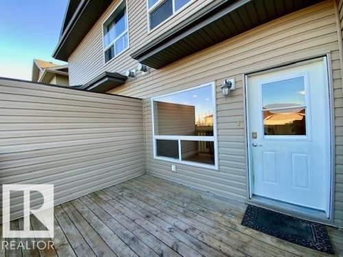 B 4706 57 Avenue, Wetaskiwin, AB - Outdoor With Deck Patio Veranda With Exterior
