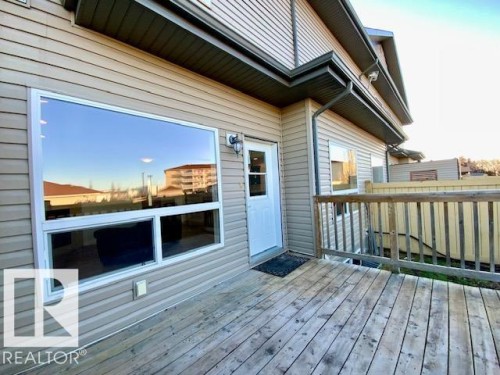 B 4706 57 Avenue, Wetaskiwin, AB - Outdoor With Deck Patio Veranda With Exterior