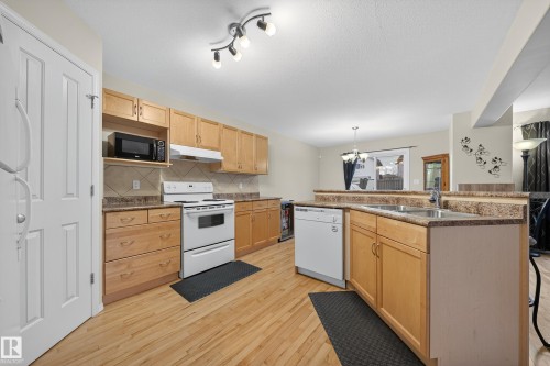 4712 204 Street, Edmonton, AB - Indoor Photo Showing Kitchen With Double Sink