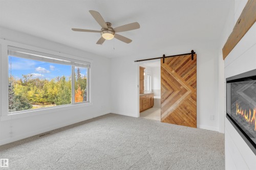 1422 Chahley Place Nw, Edmonton, AB - Indoor With Fireplace