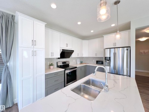 1603 169 Street, Edmonton, AB - Indoor Photo Showing Kitchen With Double Sink