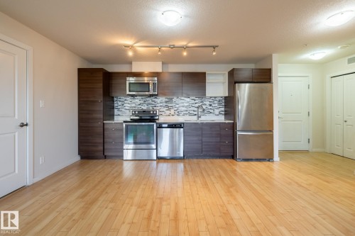 108 9523 160 Avenue, Edmonton, AB - Indoor Photo Showing Kitchen With Stainless Steel Kitchen