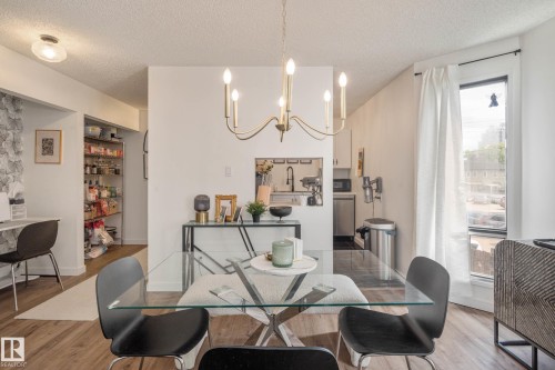 201 10743 107 Street, Edmonton, AB - Indoor Photo Showing Dining Room